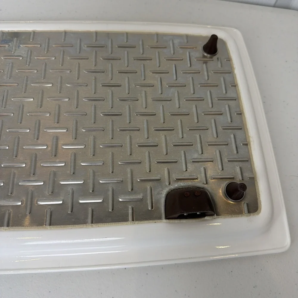 Corning Ware Blue Cornflower Food Warming Tray Hot Plate Platter w Cord Tested